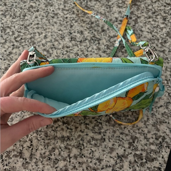Vera Bradley Lemon Grove Wristlet/Crossbody Wallet - Picture 3 of 3